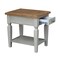 International Concepts Rectangle Vista End Table, 18 W, 24 L, 24 in H, Wood, Hickory/Stone OT41-15E - alternate 10